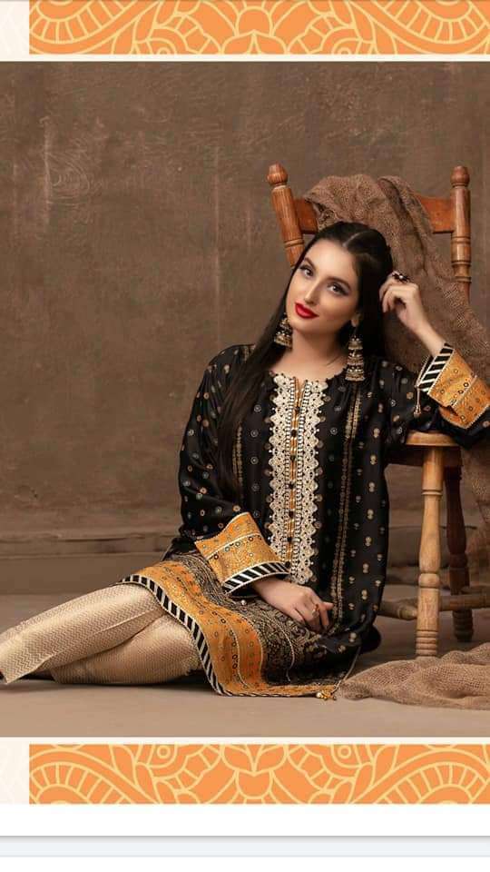 AMOUR FANCY SILK KURTY BY TAWAKKAL 